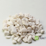 Kruszywo Ozdobne - Cristal white (śnieżnobiały) 1-2cm - kamień ozdobny otoczak 